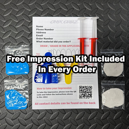 10 Teeth Custom Grillz UK | Dental Silver Caps | Onyx Grillz